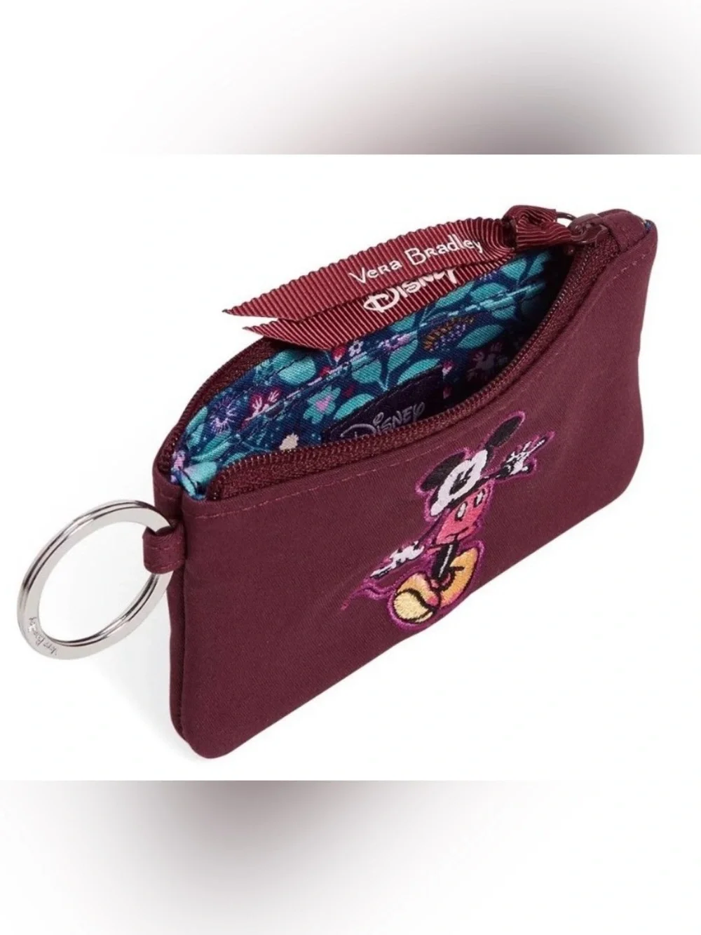 Vera Bradley Disney Zip ID Case Flirty Mickey Mouse